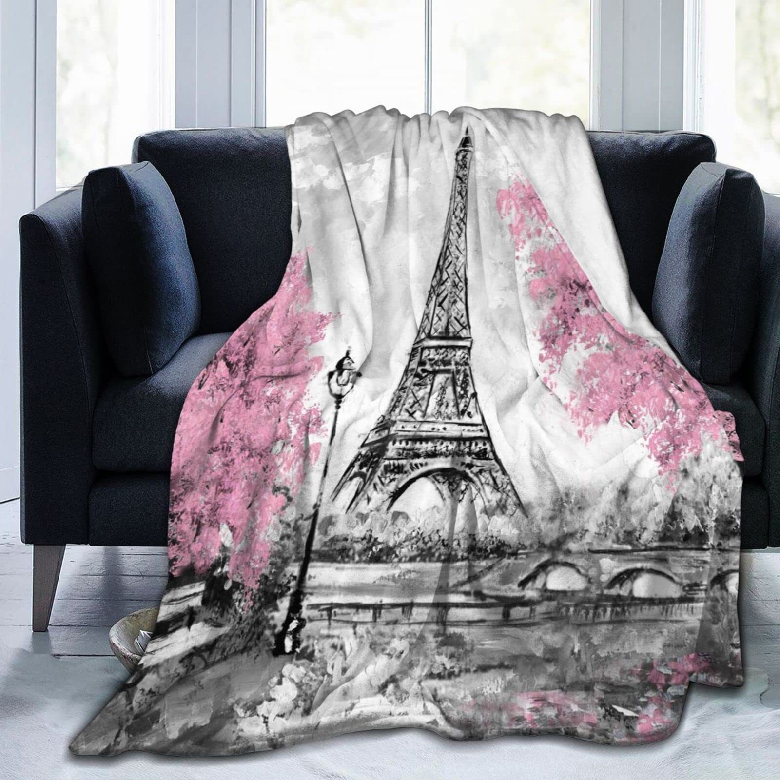 Home Textiles Paris - Одеяло с принтом «Эйфелева башня в