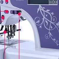 Home Textiles Logo - Профессиональная цифровая вышивальная машина, оборудование для