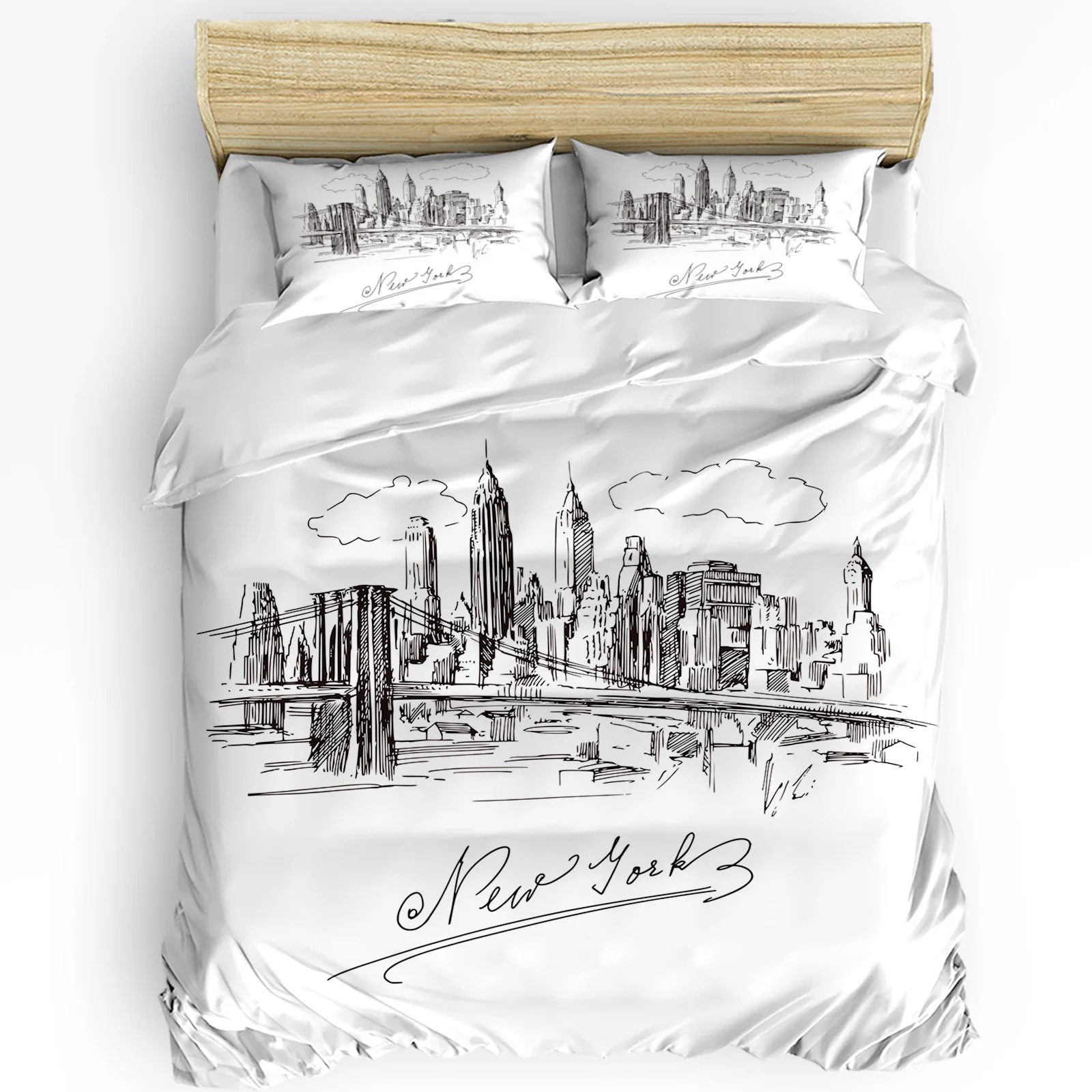 Home Textiles New York - Комплект постельного белья New York Sketch
