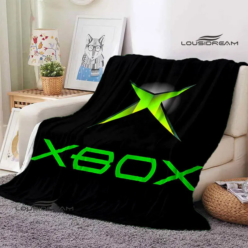 Home Textiles Logo - Флисовое одеяло с логотипом Xbox, мягкий
