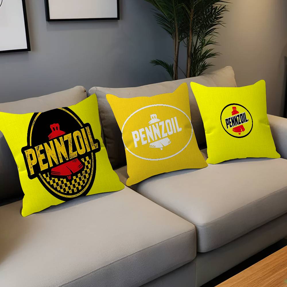 Home Textiles Logo - Наволочка с логотипом PENNZOIL и кленовым