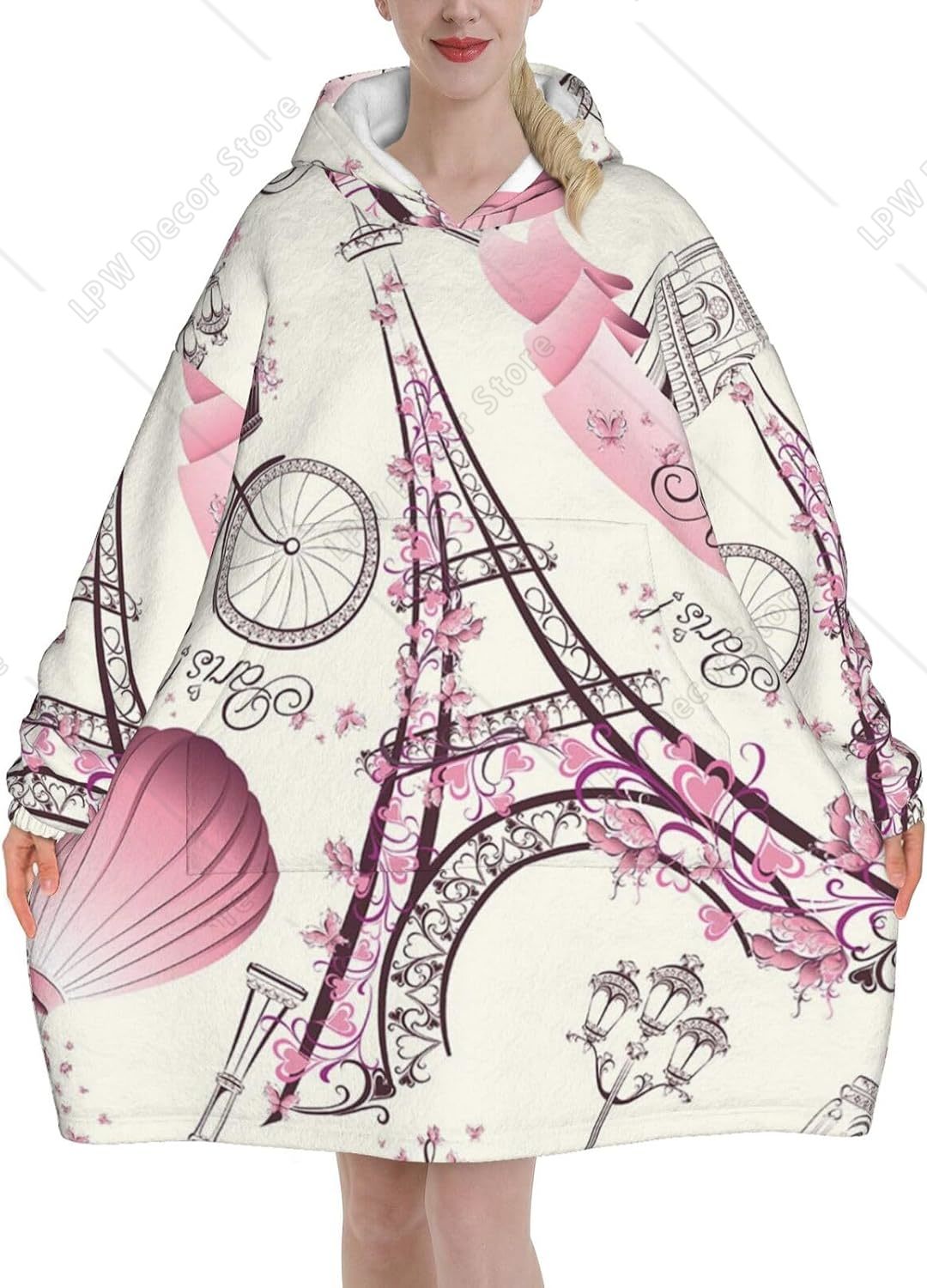 Home Textiles Paris - Толстовки с капюшоном и цветочным принтом