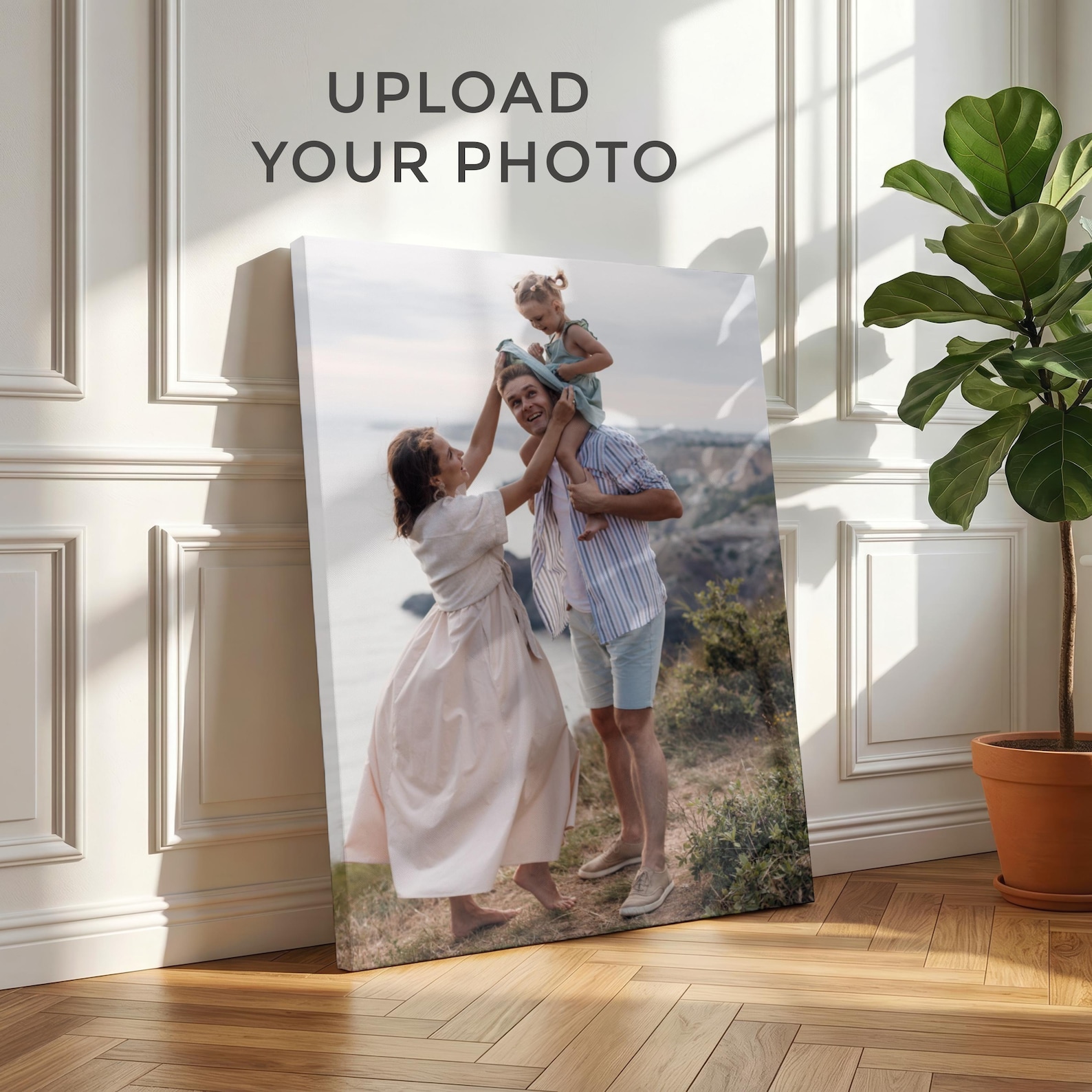 Home Textiles Usa - Персонализированный фотохолст, Настенный декор с семейным