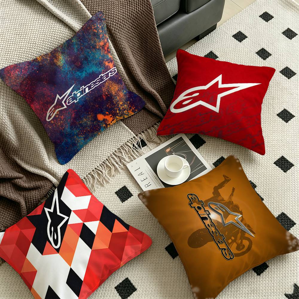 Home Textiles Logo - Чехол для подушки с логотипом Alpinestars,