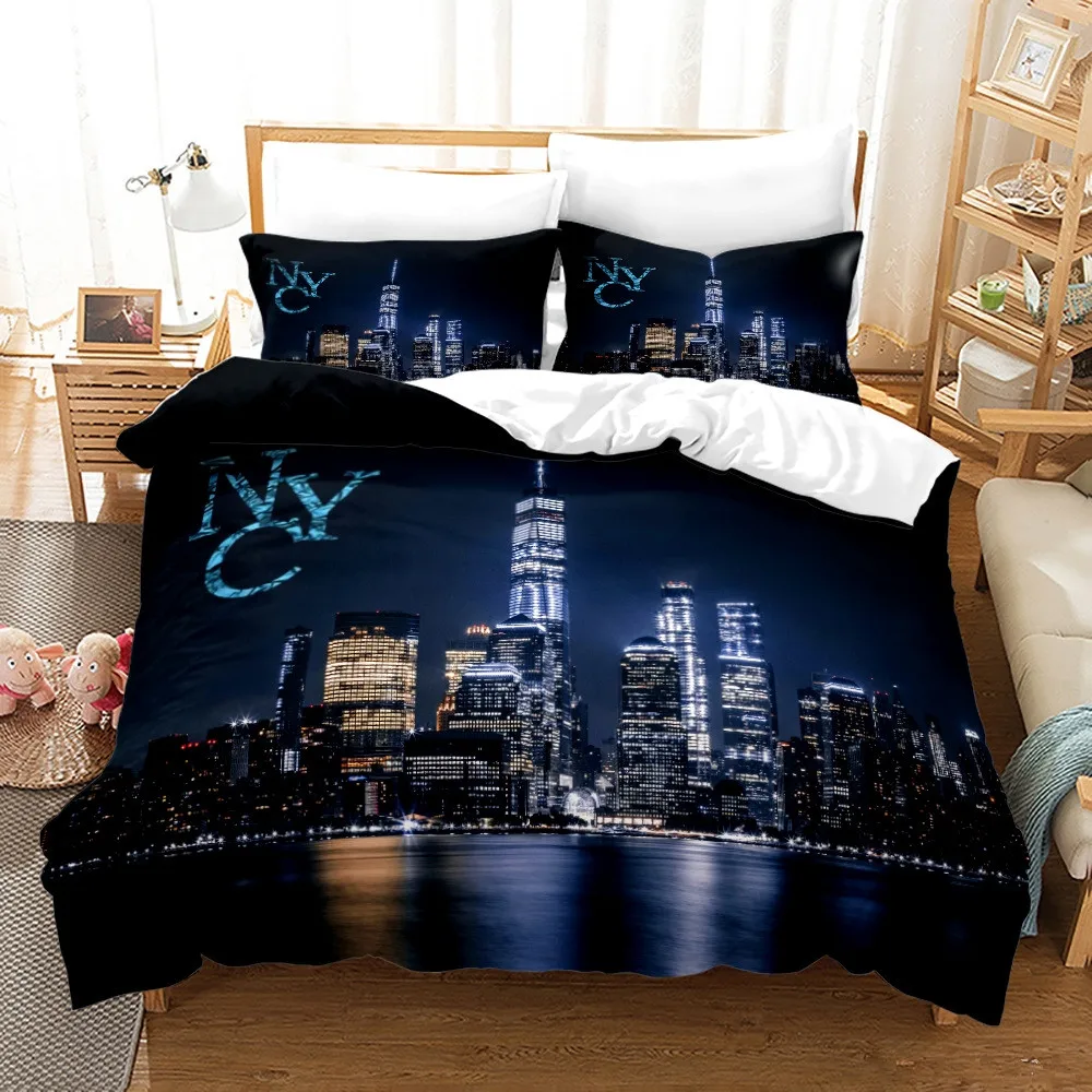 Home Textiles New York - Комплект постельного белья «Нью-Йорк», королевский комплект