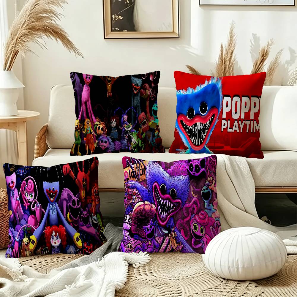 Home Fashion Textiles - Наволочка Game Poppy-p-playtimes, аниме-подушка, чехол для