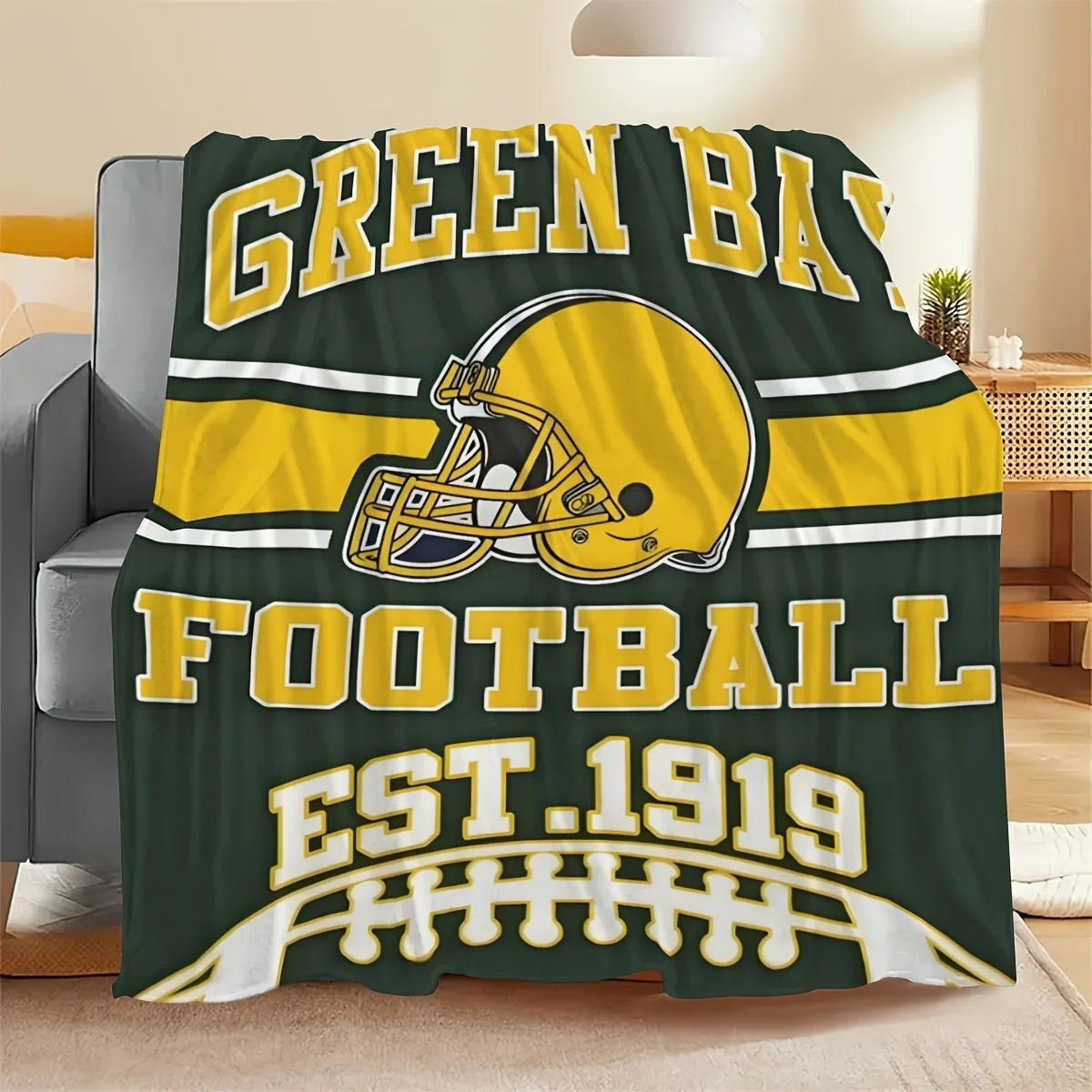 Home Textiles Throw - Мягкое одеяло для футбольной команды, легкое
