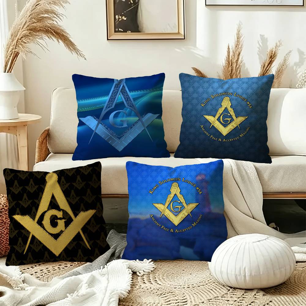Home Textiles Logo - Наволочка с логотипом масонской ложи, полиэстер,
