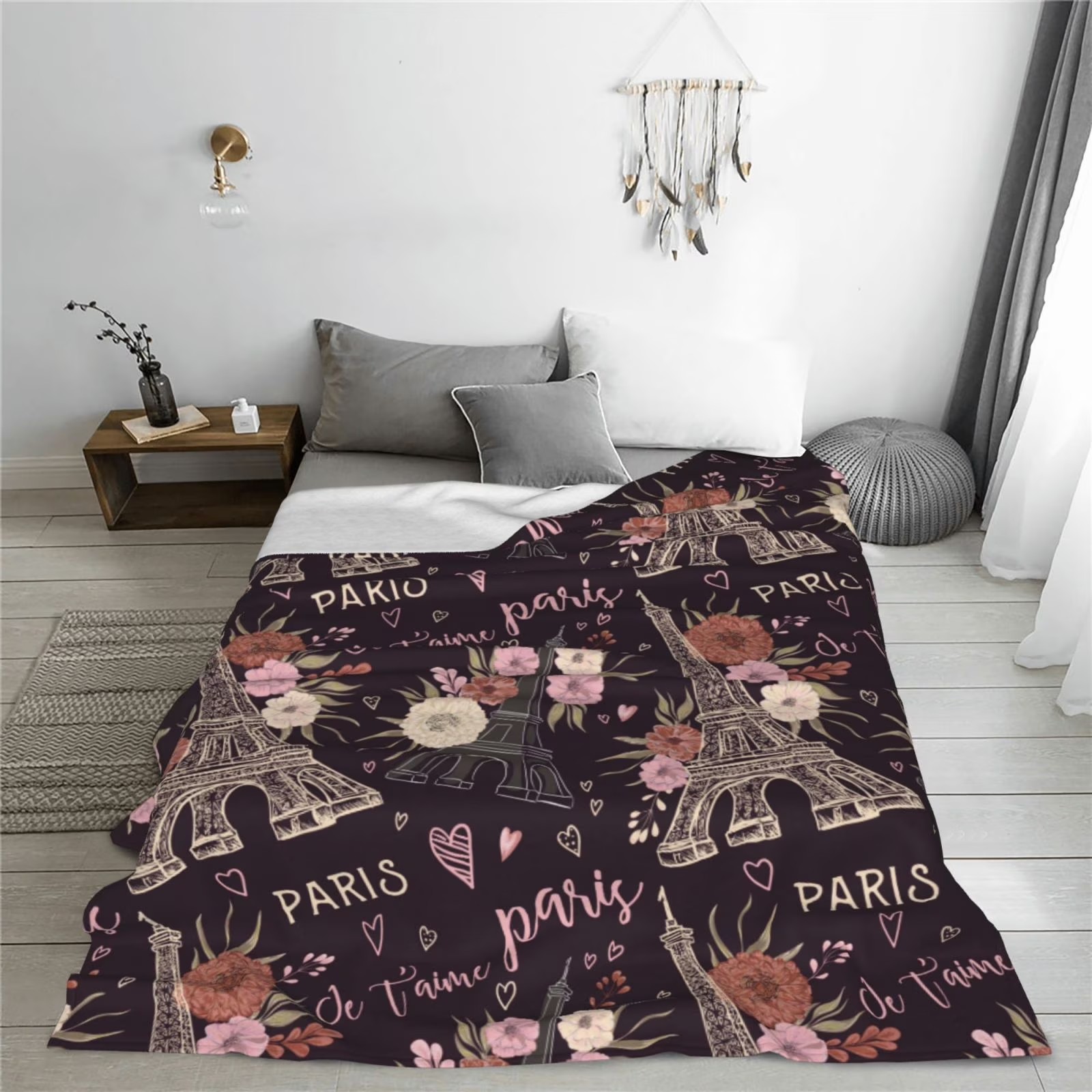 Романтический флисовый плед с  – обзор и цена Home Textiles Paris