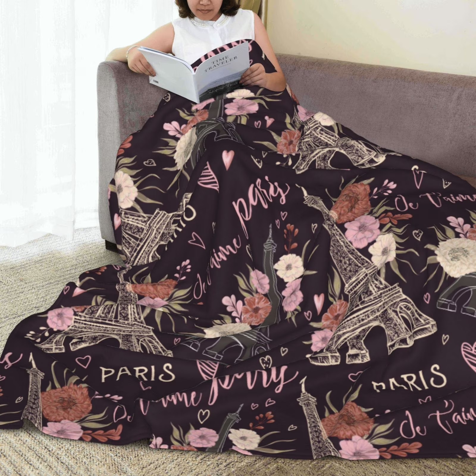 Романтический флисовый плед с  – обзор и цена Home Textiles Paris