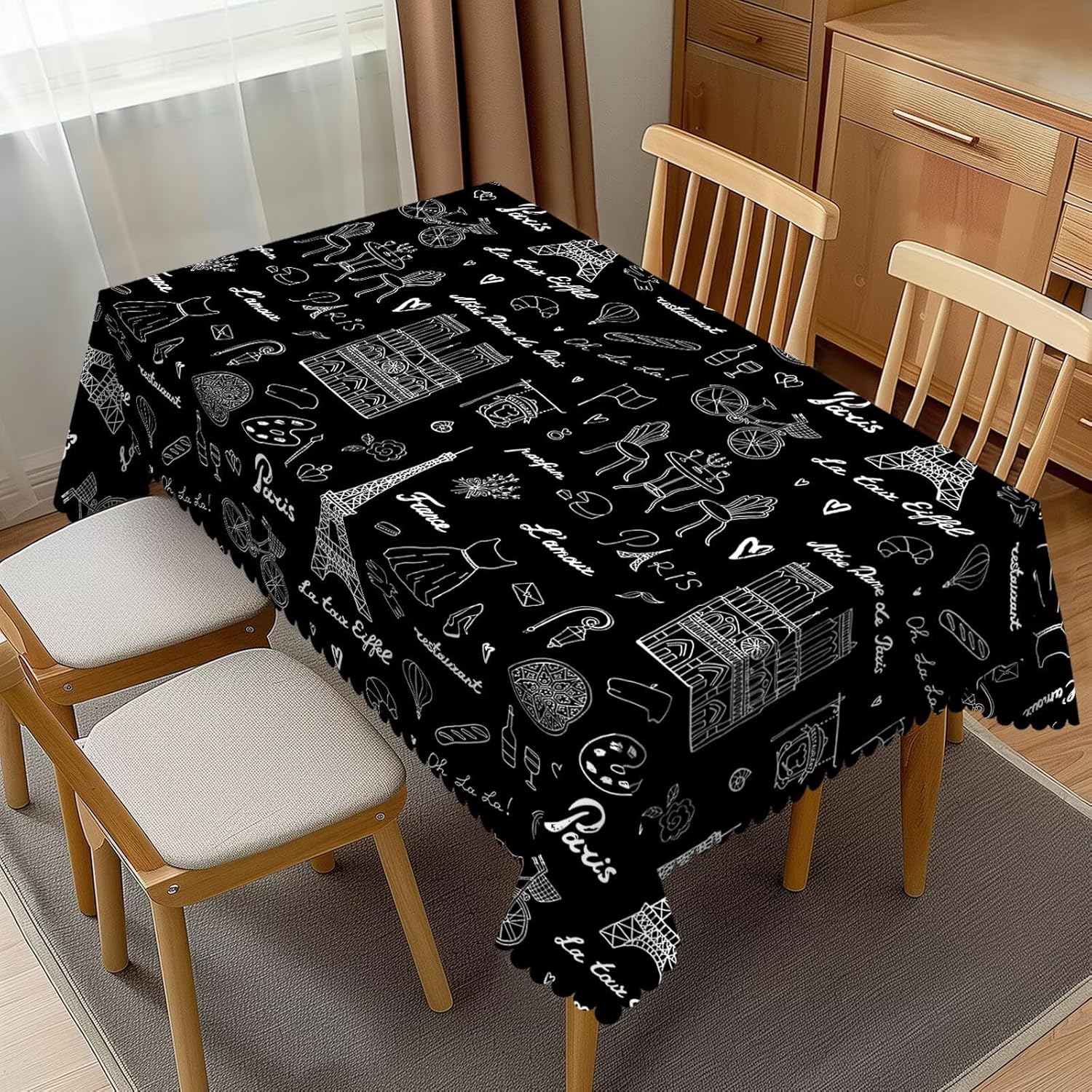 Скатерть с изображением Эйфеле – обзор и цена Home Textiles Paris