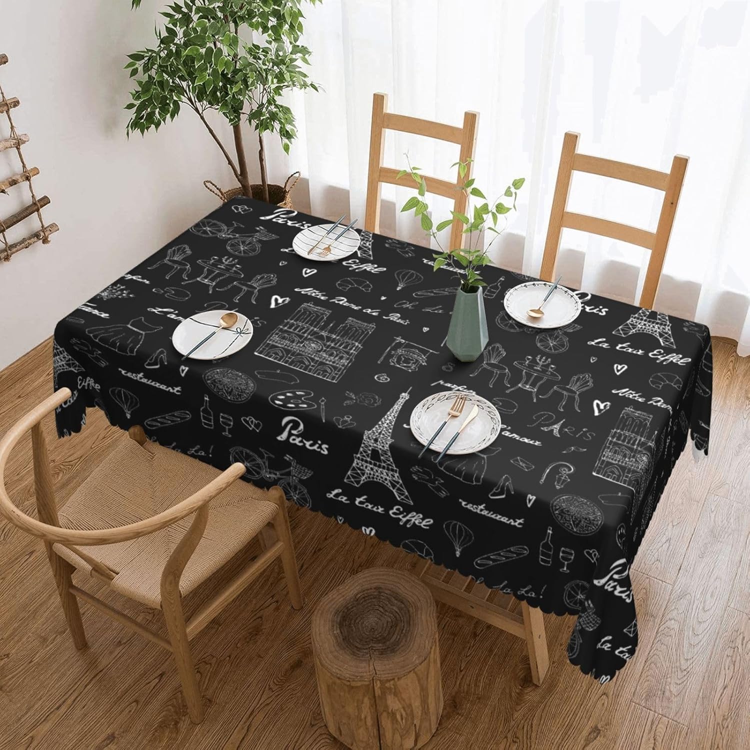 Скатерть с изображением Эйфеле – обзор и цена Home Textiles Paris