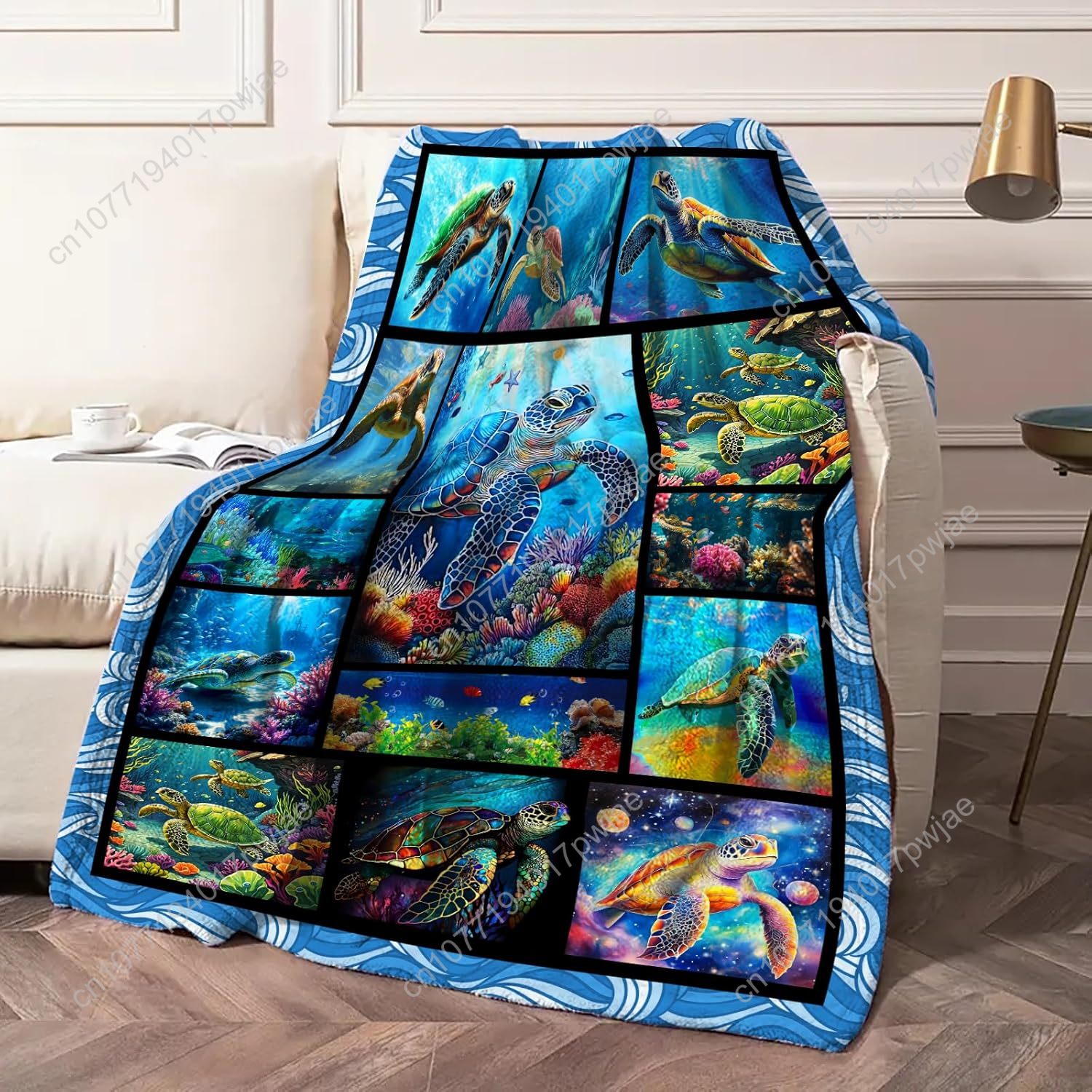 Фланелевое одеяло с морской че – обзор и цена Home Textiles Throw