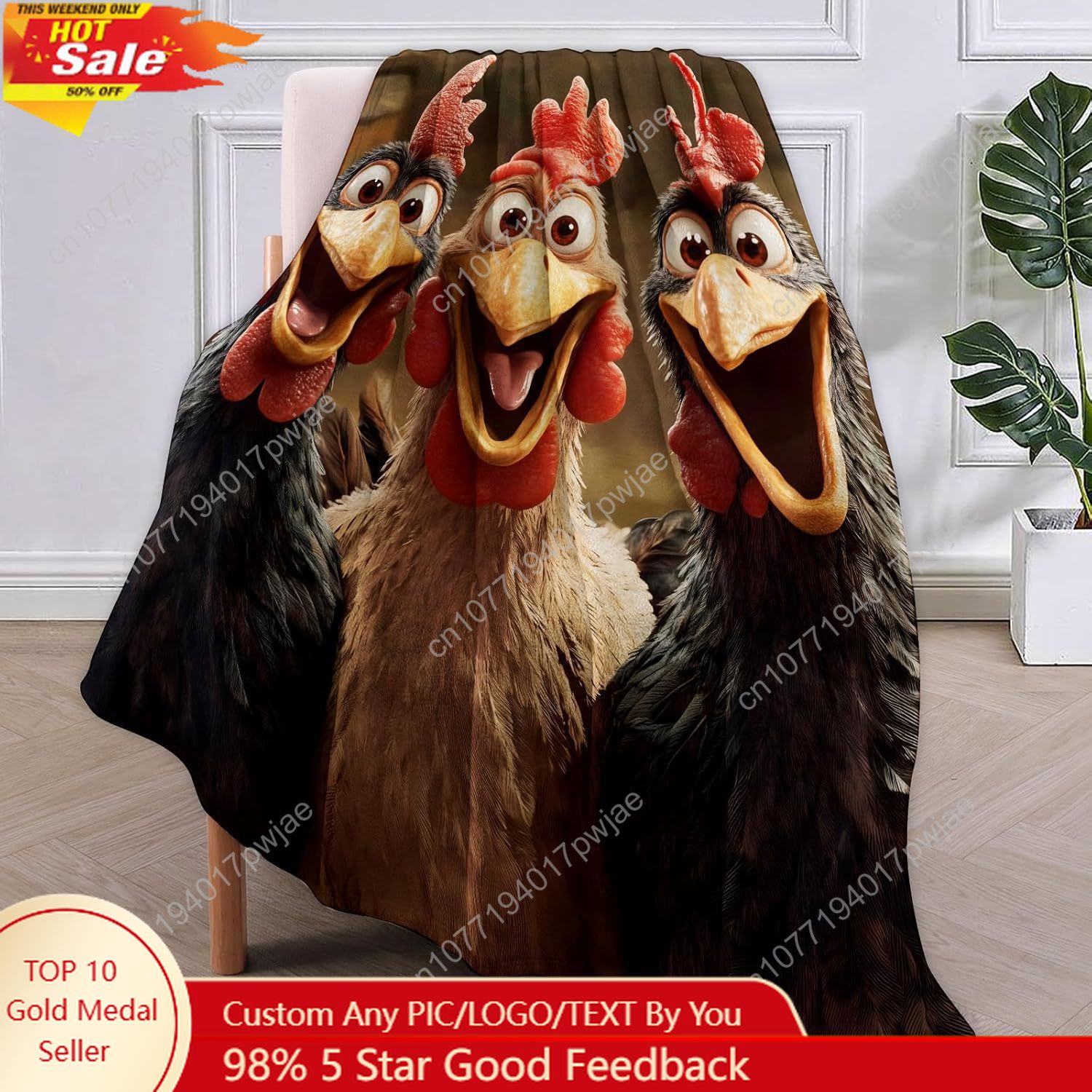 Одеяло с цыплятами, подарки дл – обзор и цена Home Textiles Usa