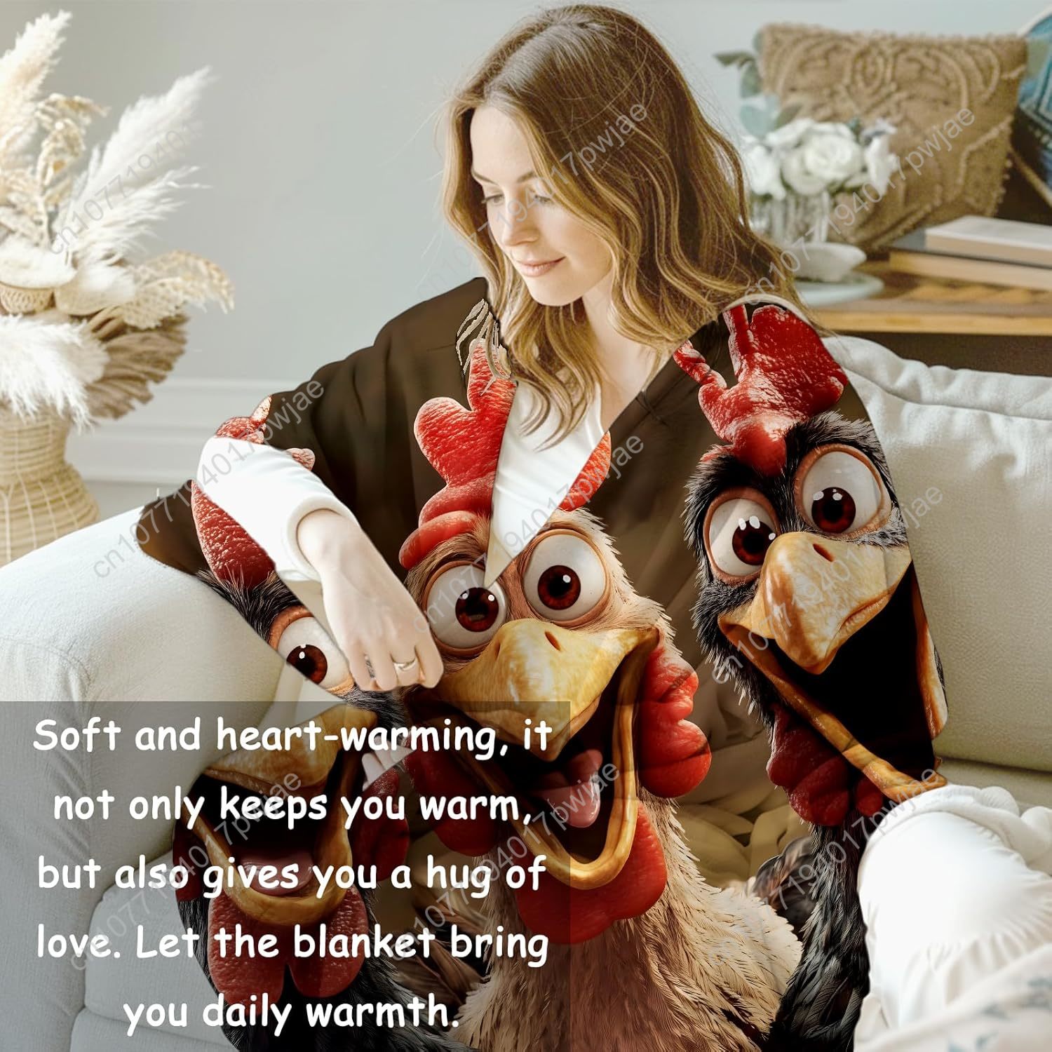 Одеяло с цыплятами, подарки дл – обзор и цена Home Textiles Usa