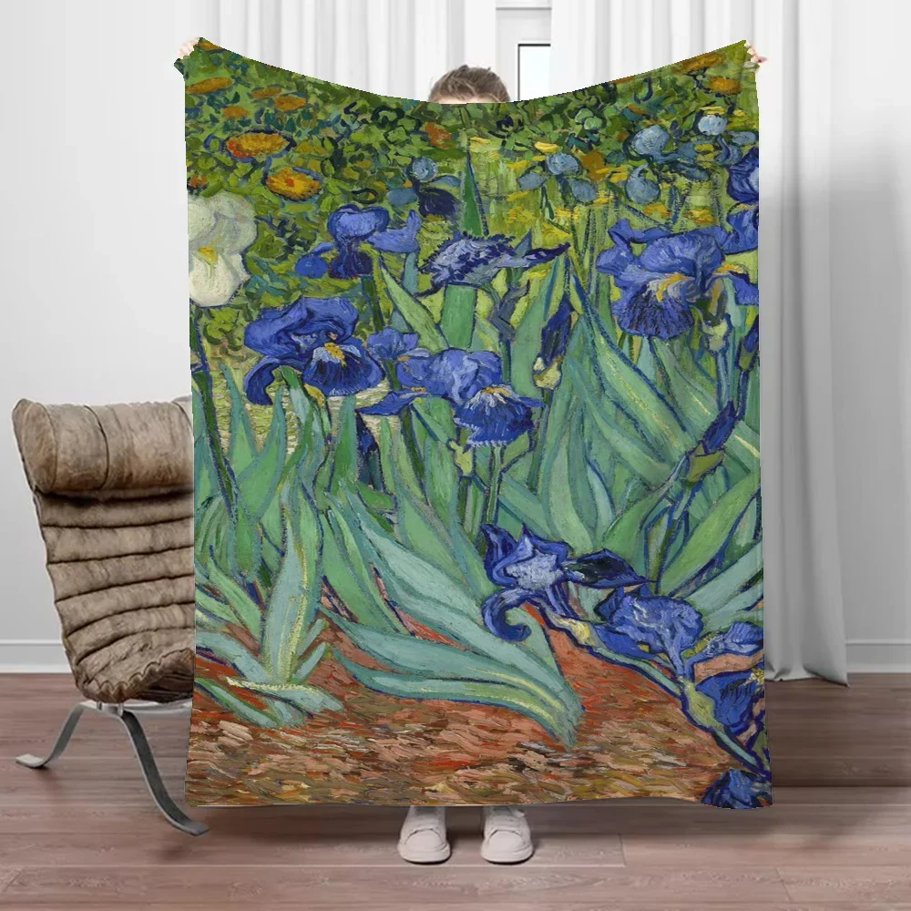 Одеяло в стиле Ван Гога в стил – обзор и цена Home Textiles Throw