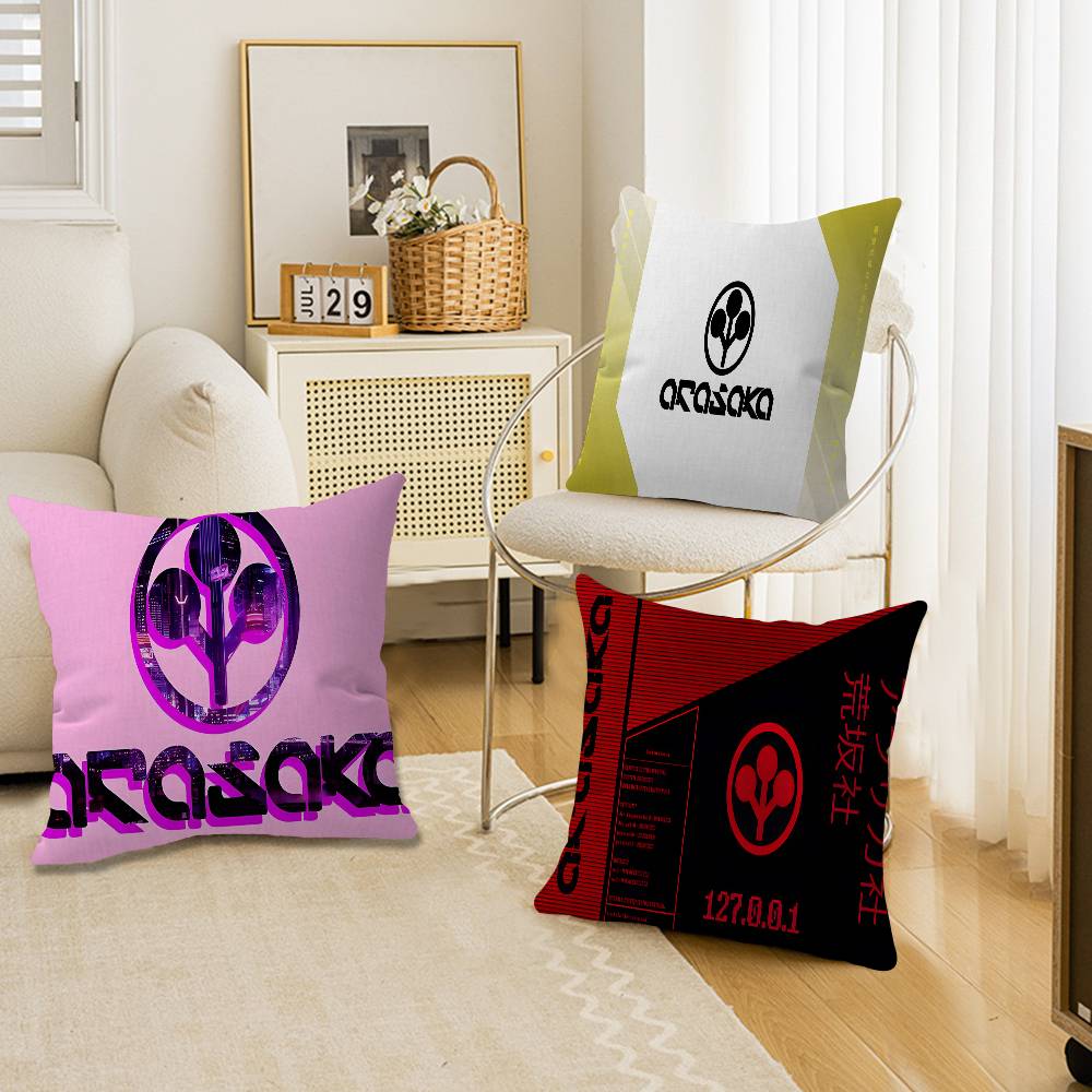 Подушка с логотипом Arasaka Co – обзор и цена Home Textiles Logo