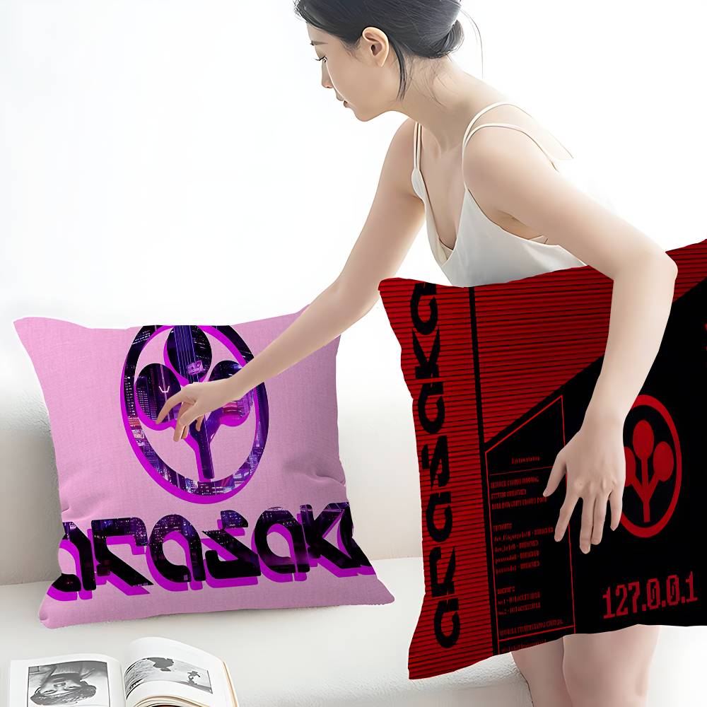 Подушка с логотипом Arasaka Co – обзор и цена Home Textiles Logo