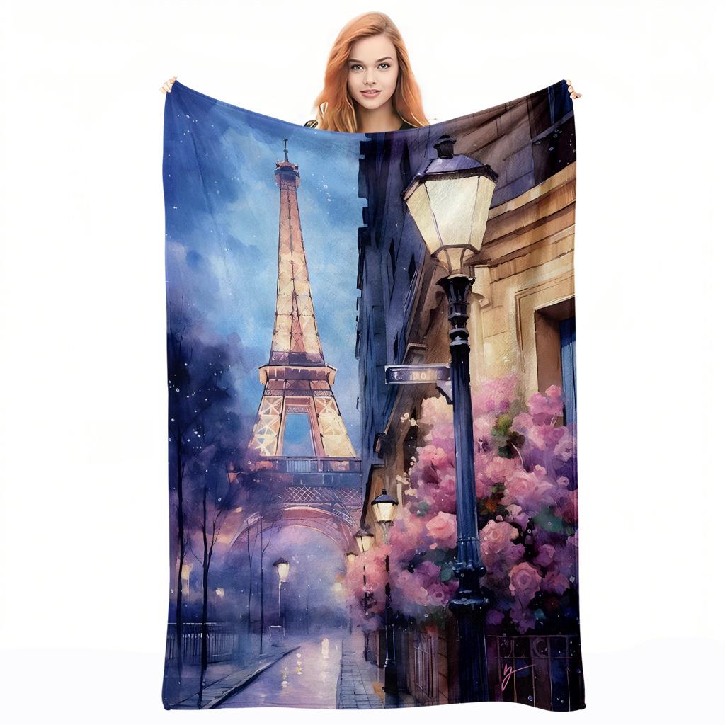 Фланелевое одеяло с принтом Pa – обзор и цена Home Textiles Paris