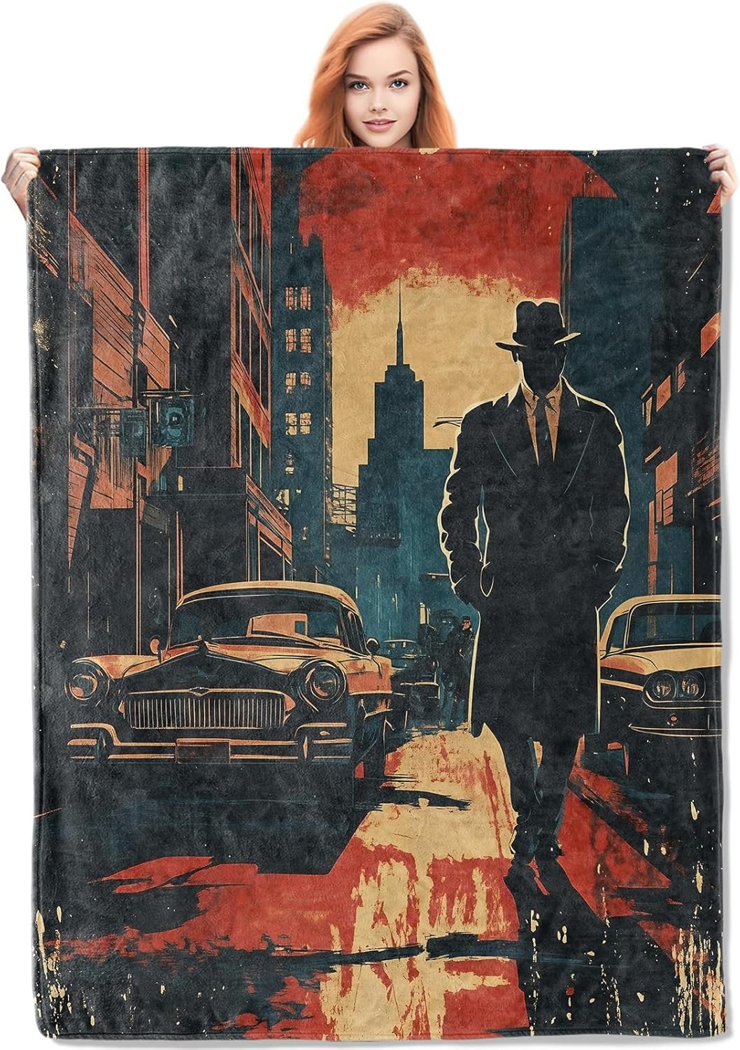 Одеяло Noir Detective, подарки – обзор и цена Home Textiles Throw