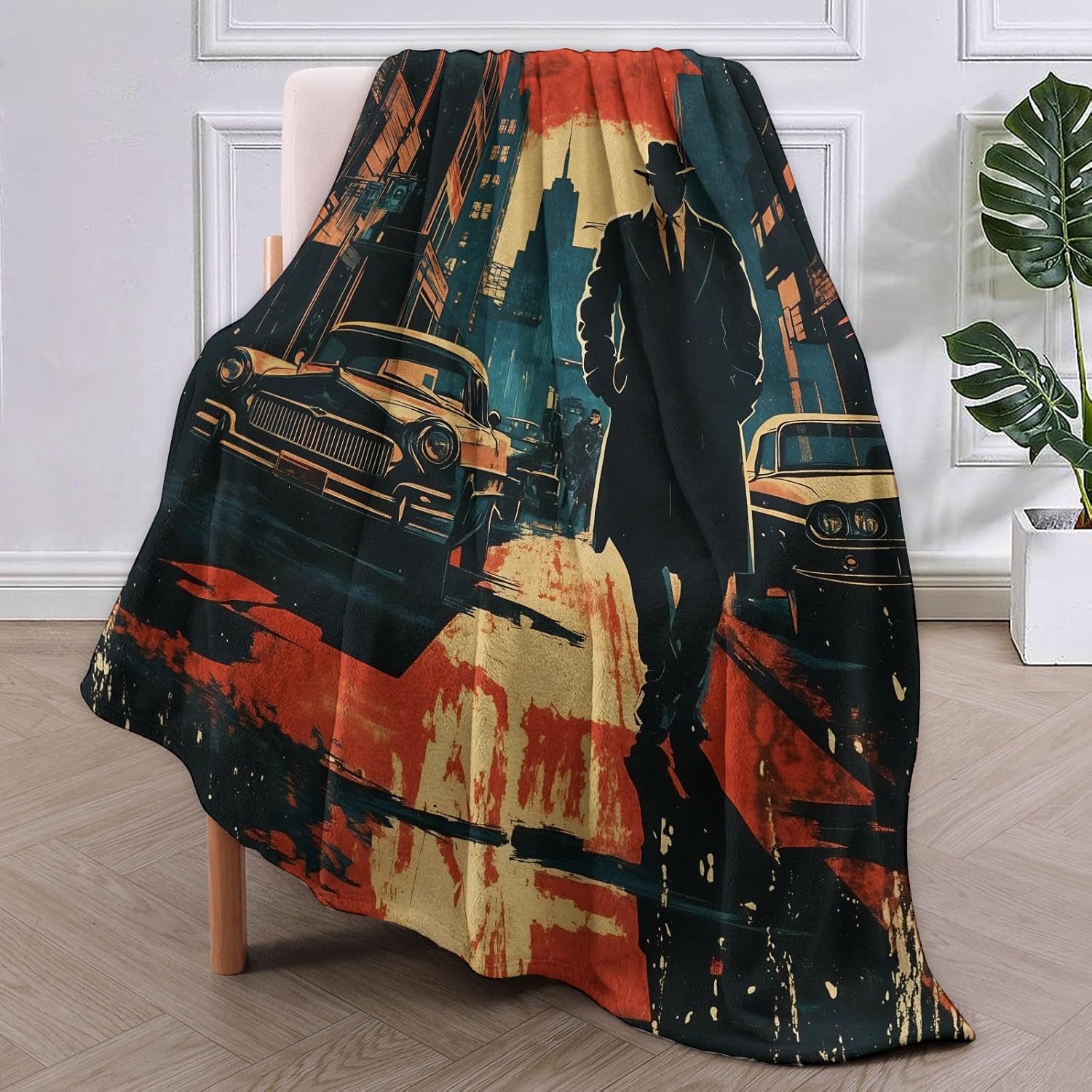 Одеяло Noir Detective, подарки – обзор и цена Home Textiles Throw